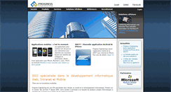 Desktop Screenshot of progress.com.tn